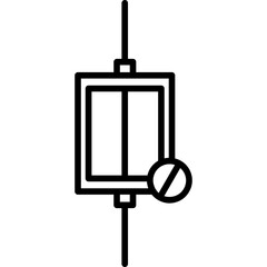 Do Not Use Elevator Icon