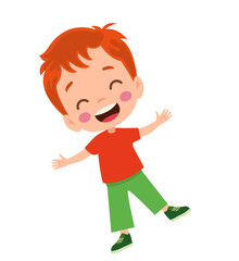 vector illustration of students in different postures