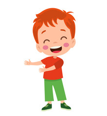 vector illustration of students in different postures