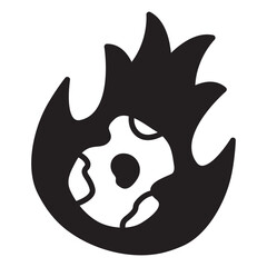 Asteroid Solid Black