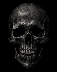 Obraz premium skull head illustration
