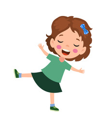 vector illustration of students in different postures