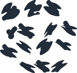 Abstract Scribble Shape Icon