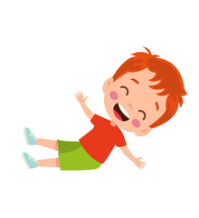 vector illustration of students in different postures