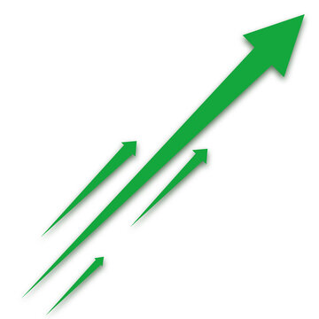 green up arrow icon 