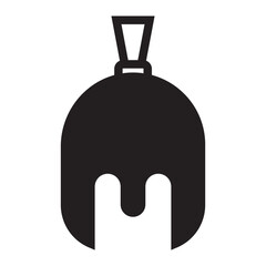 Spartan Helmet Solid Black