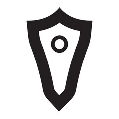 Shield Solid Black