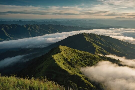 Mountain Ridge of Bukidnon, Philippines