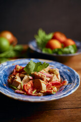 Spicy vietnamese sausage salad