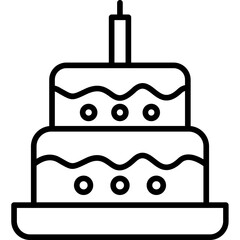 Cake, Party Cake, Celebration Cake, Vector Cake, Icon Cake, Event Cake, Cake Icon, Cake Illustration, Cake Vector, Birthday Cake