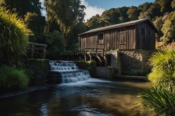Water Mill in Matamata - New Zealand