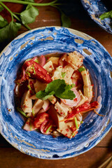 Spicy vietnamese sausage salad