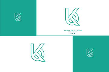 BK, KB,B , K, Abstract Letters Logo Monogram