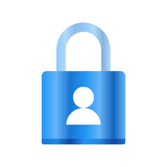 lock symbol, security and protection protection. Vector illustration