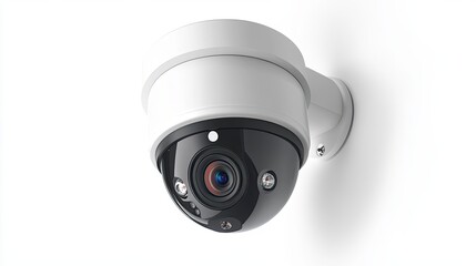 Monitoring equipment isolated on blank backdrop