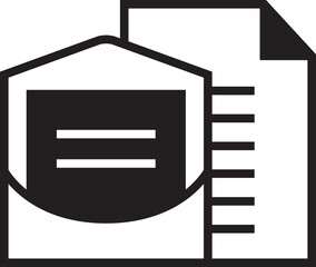 Letter and Mail Icon