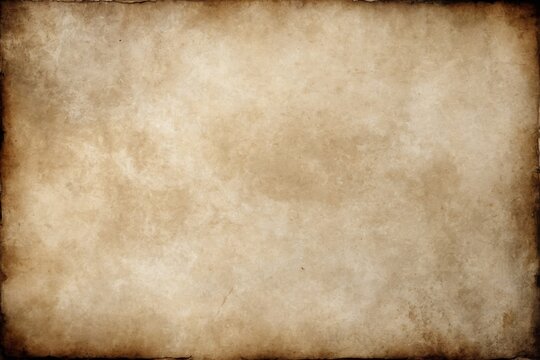 Rustic grunge-style aged paper texture with burnt edges