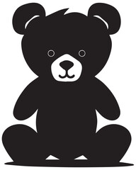 Teddy Bear Silhouette Vector