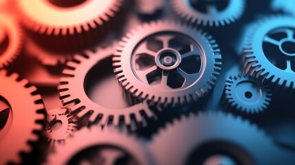 Interlocking Gears, a Symbol of Collaboration