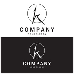 The letter K logo design is simple, elegant, modern, unique and luxurious. Logo for business cards, business, companies, fashion and brands, offices