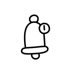 bell notification line icon