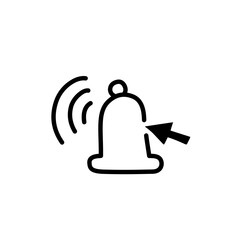 bell notification line icon