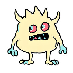 Fototapeta premium cartoon monster