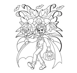 Halloween coloring book