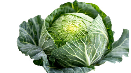 Obraz premium High-Resolution Cabbage Cutout PNG 
