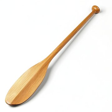 recommend clip art: Minimalist line art of a rowing oar graphic design with a wood finish and isolated on a clean white background perfect for water sports equipment imagery and outdoor recreation concepts