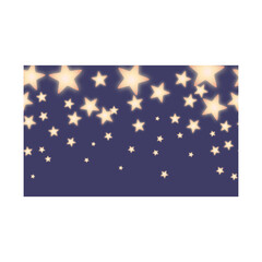 starry seamless background. vector illustration of a seamless texture of many falling shining stars on a dark blue background