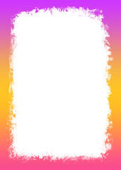 Gradient Grunge Border Frame