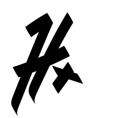 Graffiti tag alphabets