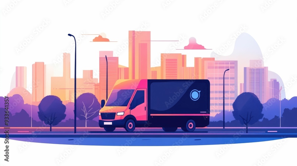 Poster automated last mile delivery solutions streamlining logistics with advanced technologies and data dr