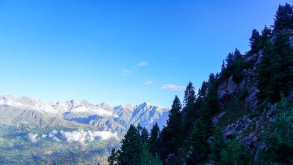beautiful scene of kinnaur kailash