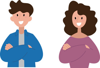 人物使える男女素材03