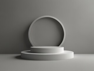 3d rendering of podium