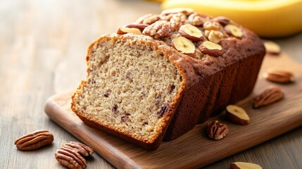 Delicious Banana Bread with Nuts