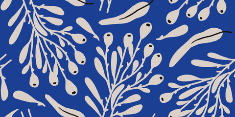 Botanical pattern illustration floral graphic
