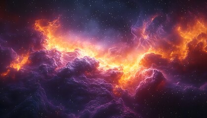 Obraz premium Colorful space galaxy cloud nebula. Stary night cosmos. Universe science astronomy. Supernova background wallpaper