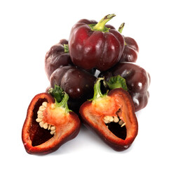 sweet pepper in studio