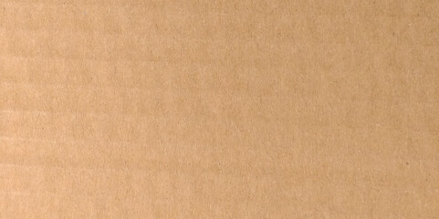 Craft brown paper texture surface macro close up view. Beige color clean paper surface. Vector illustration.