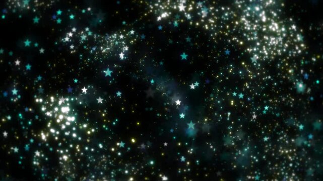 Particle Star Down 01 Loop HD