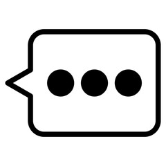 icon chat dualtone