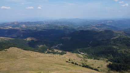 Balkan mountains landscape, viewpoint