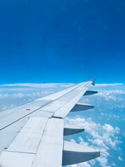 view from airplane window