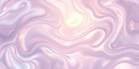 Obraz premium Iridescent Liquid Swirls in Calming Hues