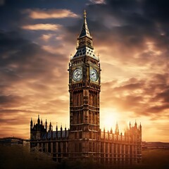 Obraz premium a big ben, the AI Image Generator,