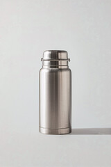 Thermos against white background 