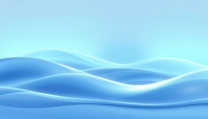 Serene Undulating Curves in Calming Hues